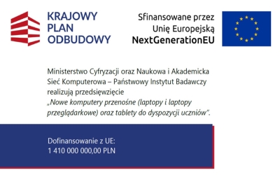 Nowe komputery przenośne (laptopy, laptopy przeglądarkowe i tablety) do dyspozycji uczniów