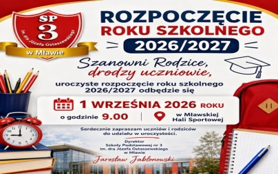 Rozpoczęcie roku szkolnego 2026/2027